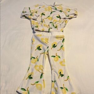 Kessica Simpson Kids Lemon Print Set